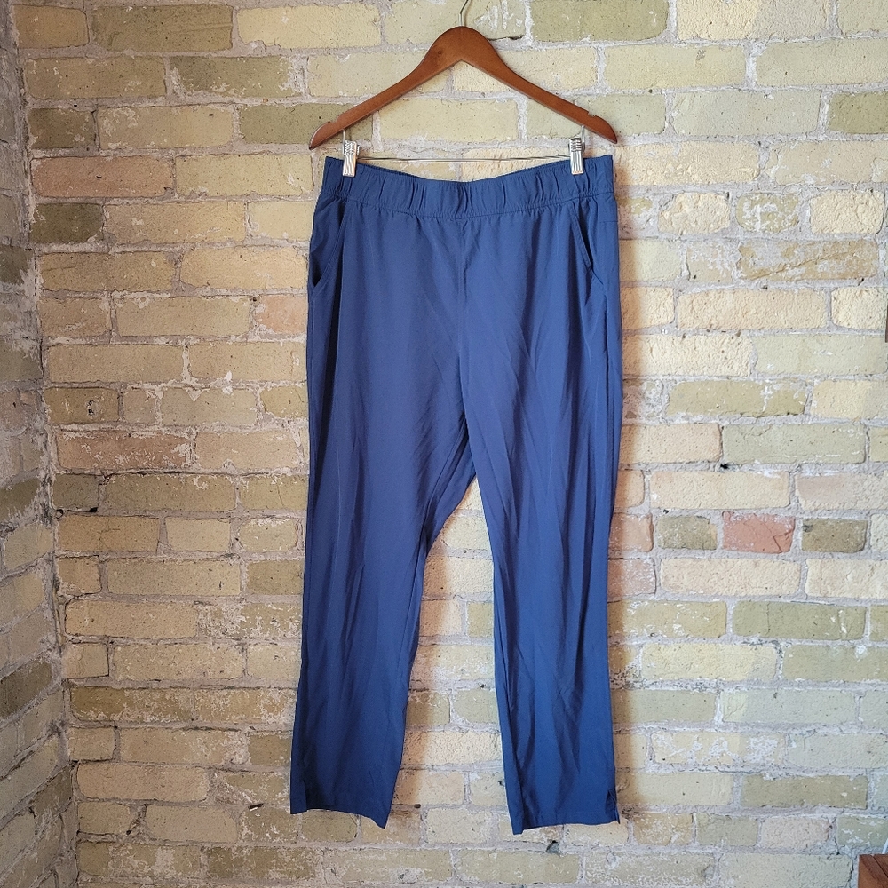 Eddie Bauer Dusty Blue Track Pants Joggers Womens Size XL
